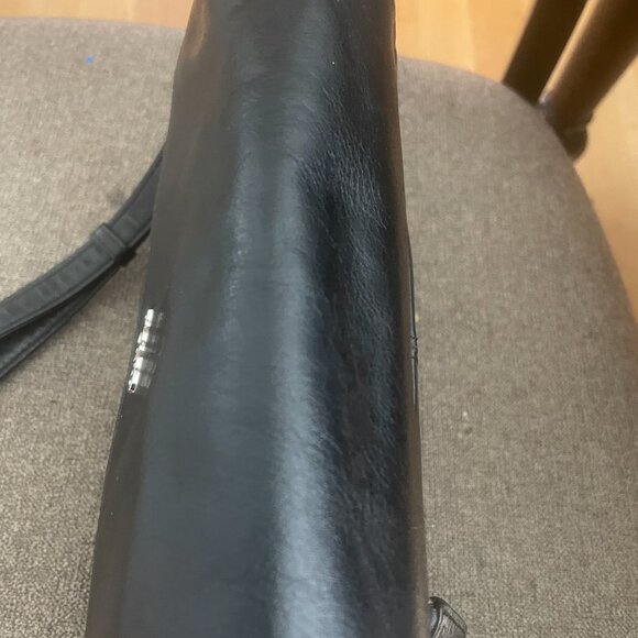 Picard German Black Leather handbag bag - Picture 5 of 9